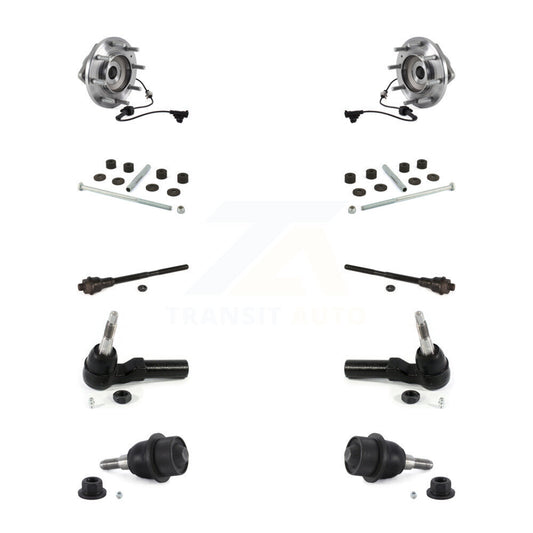 Bearing Lower Ball Joint Outer Inner Tie Rod Link Front Kit (10Pc) For GMC 3500