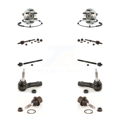Bearing Lower Ball Joint Outer Inner Tie Rod Link Front Kit (10Pc) For Ford Mark