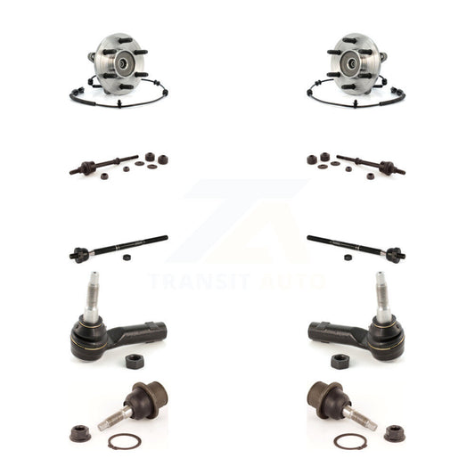 Bearing Lower Ball Joint Outer Inner Tie Rod Link Front Kit (10Pc) For Ford Mark