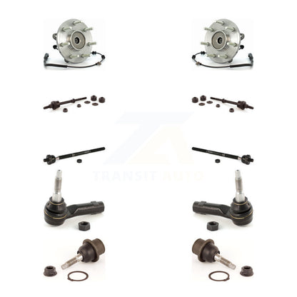 Bearing Lower Ball Joint Outer Inner Tie Rod Link Front Kit (10Pc) For Ford Mark