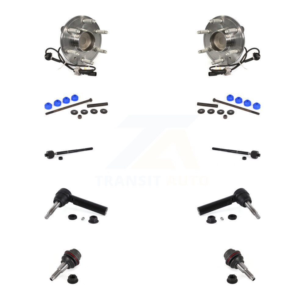 Bearing Lower Ball Joint Outer Inner Tie Rod Link Front Kit (10Pc) For Chevrolet