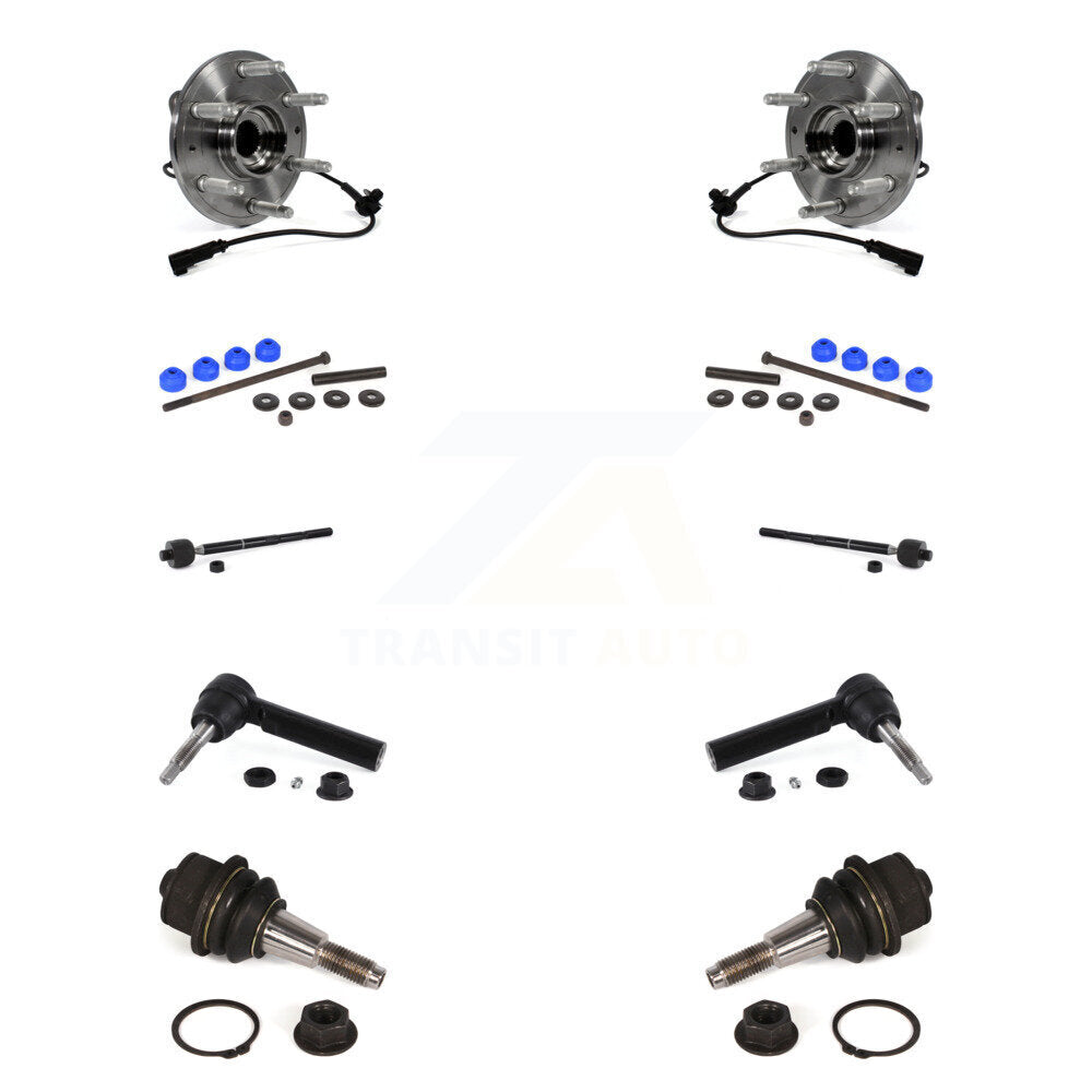 Bearing Lower Ball Joint Outer Inner Tie Rod Link Front Kit (10Pc) For GMC 1500