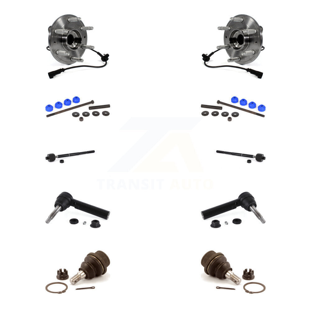 Bearing Lower Ball Joint Outer Inner Tie Rod Link Front Kit (10Pc) For GMC 1500
