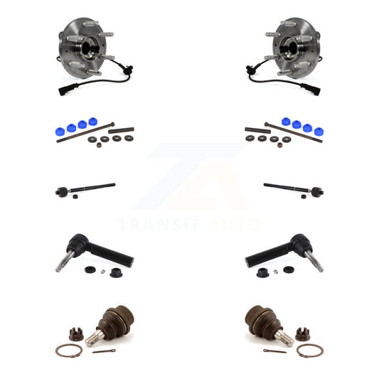 Bearing Lower Ball Joint Outer Inner Tie Rod Link Front Kit (10Pc) For GMC 1500