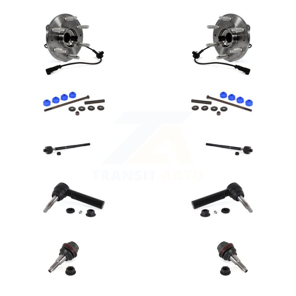 Bearing Lower Ball Joint Outer Inner Tie Rod Link Front Kit (10Pc) For GMC 1500