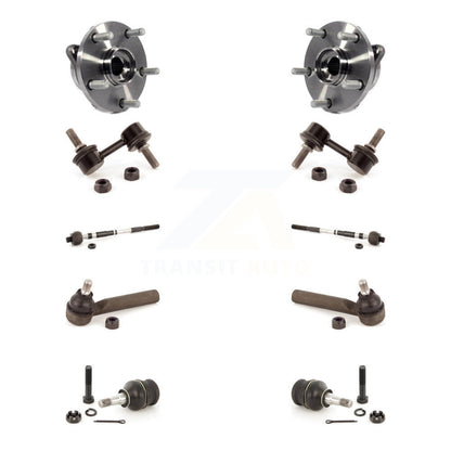 Bearing Lower Ball Joint Outer Inner Tie Rod & Link Front Kit For Subaru Impreza