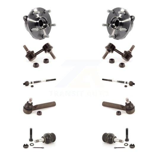 Bearing Lower Ball Joint Outer Inner Tie Rod & Link Front Kit For Subaru Impreza