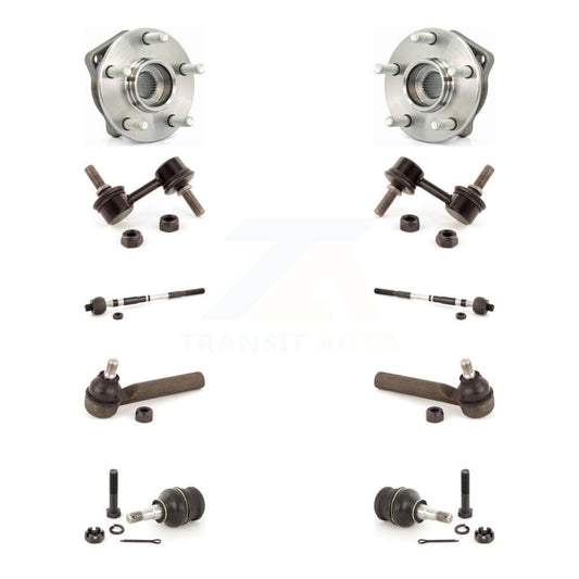 Bearing Lower Ball Joint Outer Inner Tie Rod & Link Front Kit For Subaru Impreza