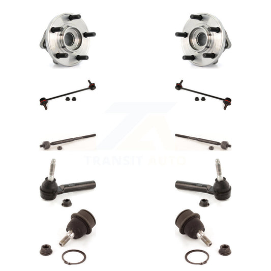 Bearing Lower Ball Joint Outer Inner Tie Rod Link Front Kit (10Pc) For Chrysler