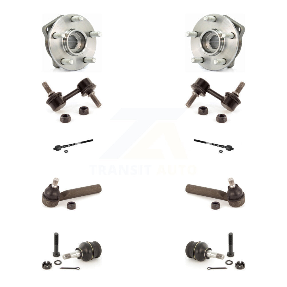 Bearing Lower Ball Joint Outer Inner Tie Rod & Link Front Kit For Subaru Impreza
