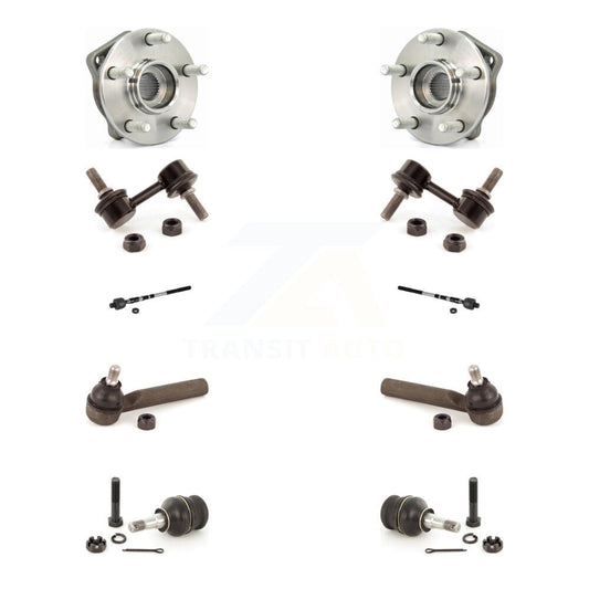 Bearing Lower Ball Joint Outer Inner Tie Rod & Link Front Kit For Subaru Impreza