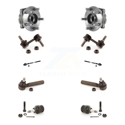 Bearing Lower Ball Joint Outer Inner Tie Rod & Link Front Kit For Subaru Impreza