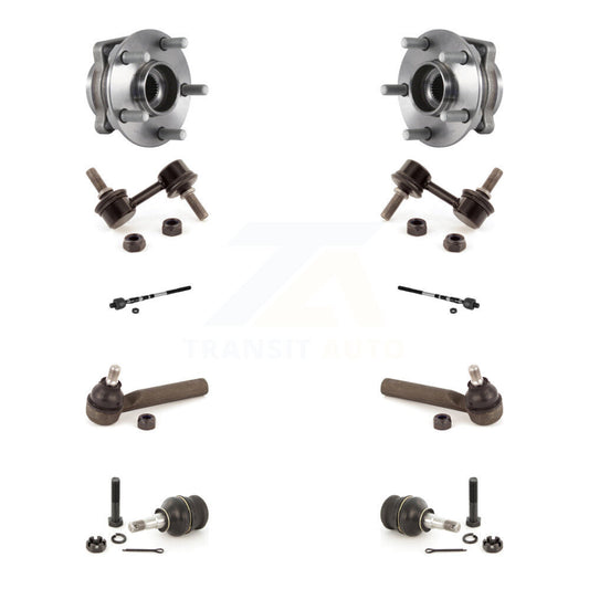 Bearing Lower Ball Joint Outer Inner Tie Rod & Link Front Kit For Subaru Impreza