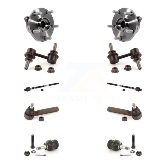 Bearing Lower Ball Joint Outer Inner Tie Rod & Link Front Kit For Subaru WRX STI