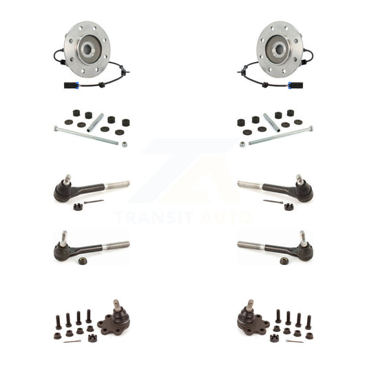 Bearing Lower Ball Joint Outer Inner Tie Rod Link Front Kit (10Pc) For K2500 GMC