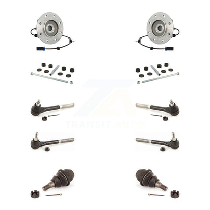 Bearing Lower Ball Joint Outer Inner Tie Rod Link Front Kit (10Pc) For K3500 GMC