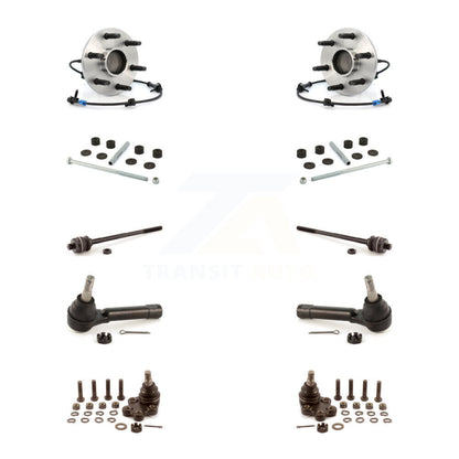Bearing Lower Ball Joint Outer Inner Tie Rod Link Front Kit (10Pc) For Chevrolet