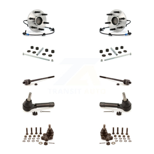 Bearing Lower Ball Joint Outer Inner Tie Rod Link Front Kit (10Pc) For Chevrolet