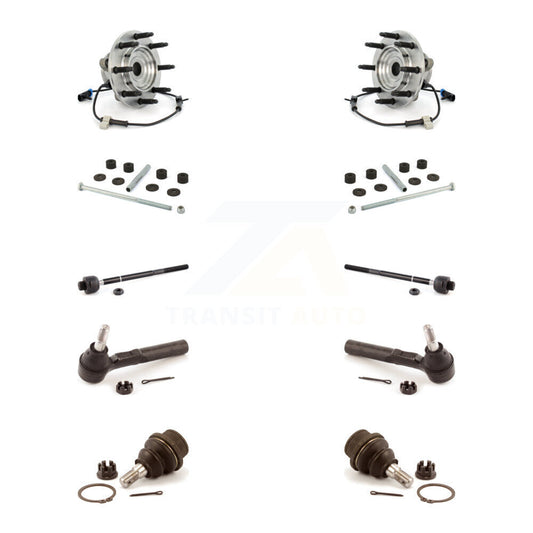 Bearing Lower Ball Joint Outer Inner Tie Rod Link Front Kit (10Pc) For Chevrolet