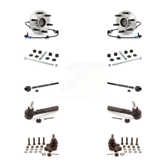 Bearing Lower Ball Joint Outer Inner Tie Rod Link Front Kit (10Pc) For Chevrolet