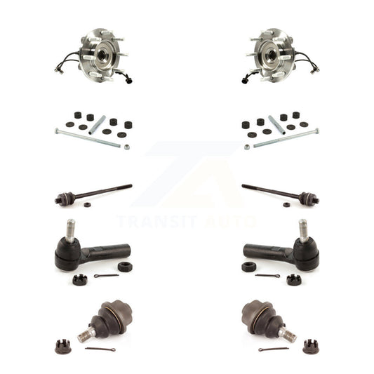Bearing Lower Ball Joint Outer Inner Tie Rod Link Front Kit (10Pc) For GMC 2500