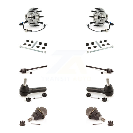 Bearing Lower Ball Joint Outer Inner Tie Rod Link Front Kit (10Pc) For GMC 2500