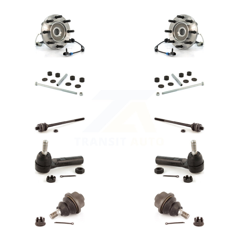 Bearing Lower Ball Joint Outer Inner Tie Rod Link Front Kit (10Pc) For Chevrolet
