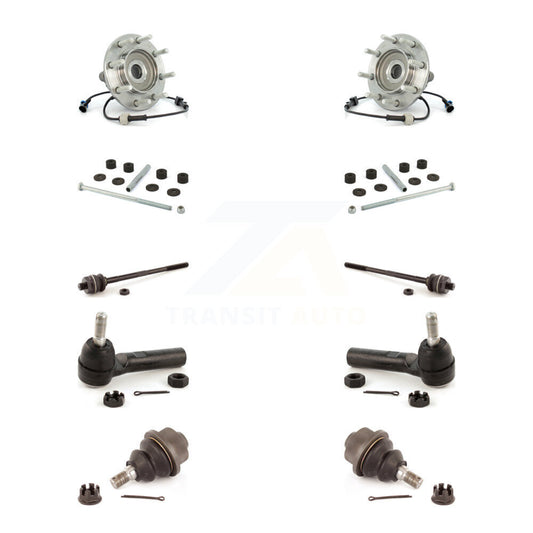 Bearing Lower Ball Joint Outer Inner Tie Rod Link Front Kit (10Pc) For Chevrolet
