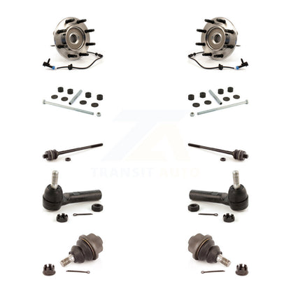 Bearing Lower Ball Joint Outer Inner Tie Rod Link Front Kit (10Pc) For Chevrolet