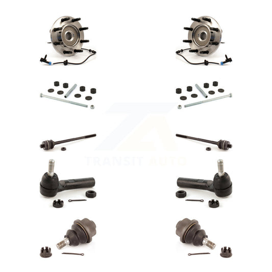 Bearing Lower Ball Joint Outer Inner Tie Rod Link Front Kit (10Pc) For Chevrolet