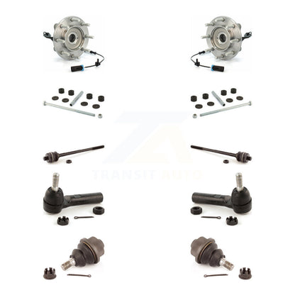 Bearing Lower Ball Joint Outer Inner Tie Rod Link Front Kit (10Pc) For GMC 3500