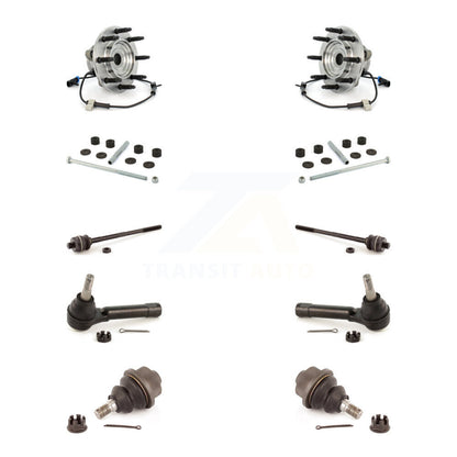Bearing Lower Ball Joint Outer Inner Tie Rod Link Front Kit (10Pc) For Chevrolet