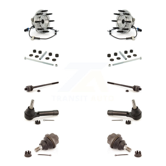 Bearing Lower Ball Joint Outer Inner Tie Rod Link Front Kit (10Pc) For Chevrolet