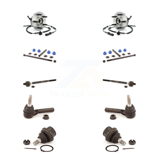 Bearing Lower Ball Joint Outer Inner Tie Rod Link Front Kit (10Pc) For Ford Trac