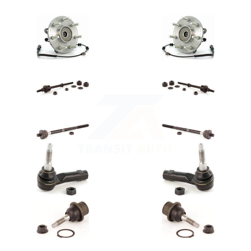 Bearing Lower Ball Joint Outer Inner Tie Rod & Link Front Kit For Ford F-150 4WD
