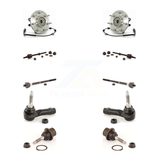 Bearing Lower Ball Joint Outer Inner Tie Rod & Link Front Kit For Ford F-150 4WD
