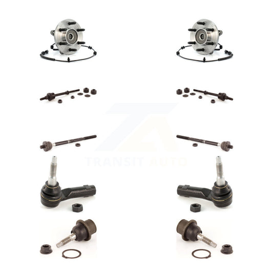Bearing Lower Ball Joint Outer Inner Tie Rod & Link Front Kit For Ford F-150 4WD