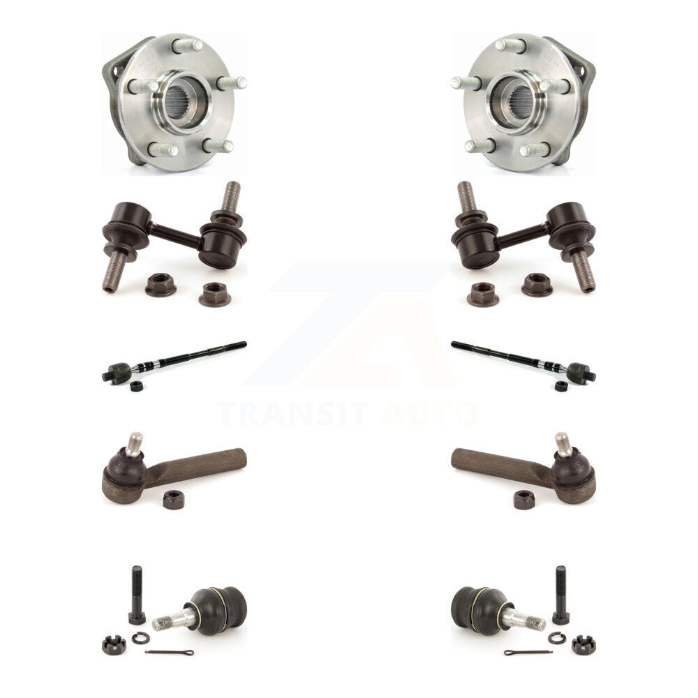 Bearing Lower Ball Joint Outer Inner Tie Rod Link Front Kit (10Pc) For Subaru XV