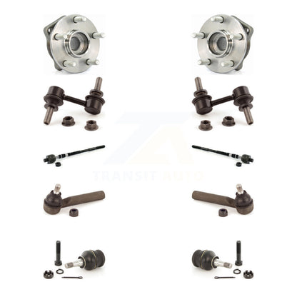 Bearing Lower Ball Joint Outer Inner Tie Rod Link Front Kit (10Pc) For Subaru XV