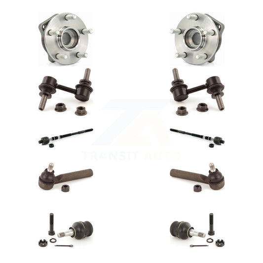 Bearing Lower Ball Joint Outer Inner Tie Rod Link Front Kit (10Pc) For Subaru XV