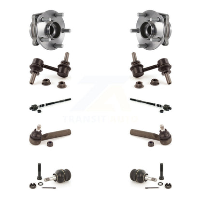 Bearing Lower Ball Joint Outer Inner Tie Rod Link Front Kit (10Pc) For Subaru XV