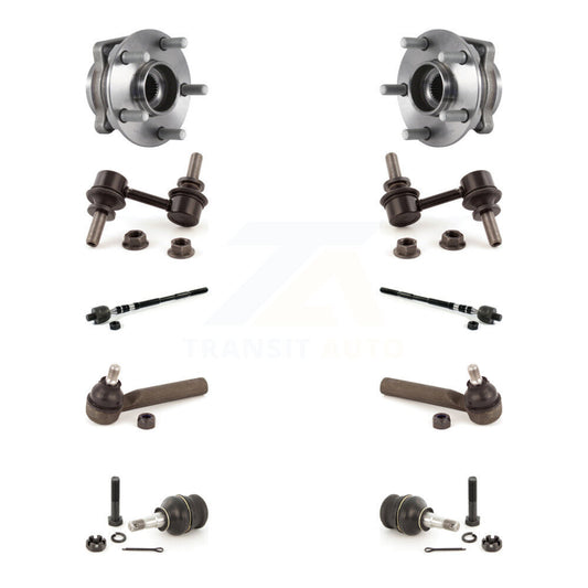Bearing Lower Ball Joint Outer Inner Tie Rod Link Front Kit (10Pc) For Subaru XV