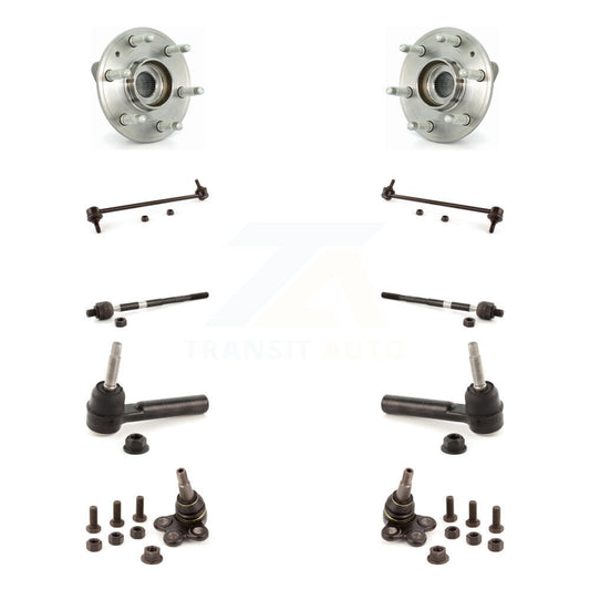 Bearing Lower Ball Joint Outer Inner Tie Rod Link Front Kit (10Pc) For GMC Buick