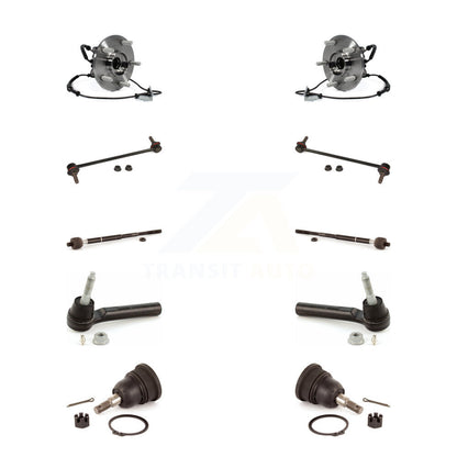 Bearing Lower Ball Joint Outer Inner Tie Rod & Link Front Kit (10Pc) For Dodge