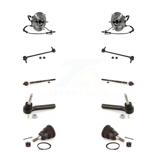 Bearing Lower Ball Joint Outer Inner Tie Rod & Link Front Kit (10Pc) For Dodge