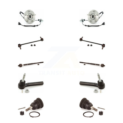 Bearing Lower Ball Joint Outer Inner Tie Rod & Link Front Kit (10Pc) For Dodge