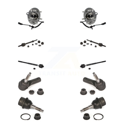 Bearing Lower Ball Joint Outer Inner Tie Rod Link Front Kit (10Pc) For Ram 1500