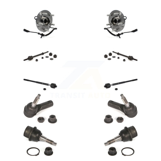 Bearing Lower Ball Joint Outer Inner Tie Rod Link Front Kit (10Pc) For Ram 1500