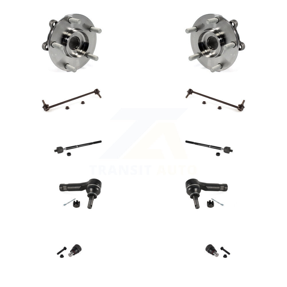 Bearing Lower Ball Joint Outer Inner Tie Rod Link Front Kit For 13-16 Mazda CX-5