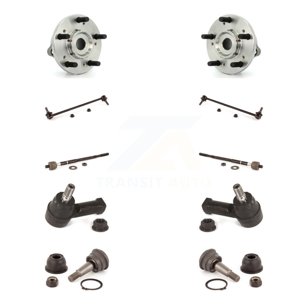 Bearing Lower Ball Joint Outer Inner Tie Rod & Link Front Kit (10Pc) For Eclipse
